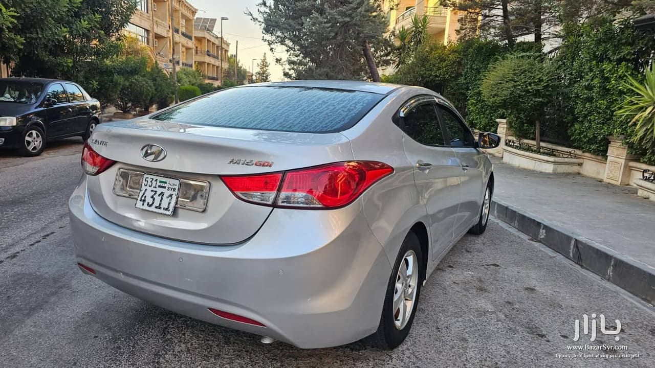الينترا ٢٠١٢ادخال نهارين حصرا السيارة جديدة بشحمها حصرا الينترا ٢٠١٢ادخال نهارين حصرا السيارة جديدة بشحمها حصرا - هونداي - محافظة حلب - صورة 4 من 4
