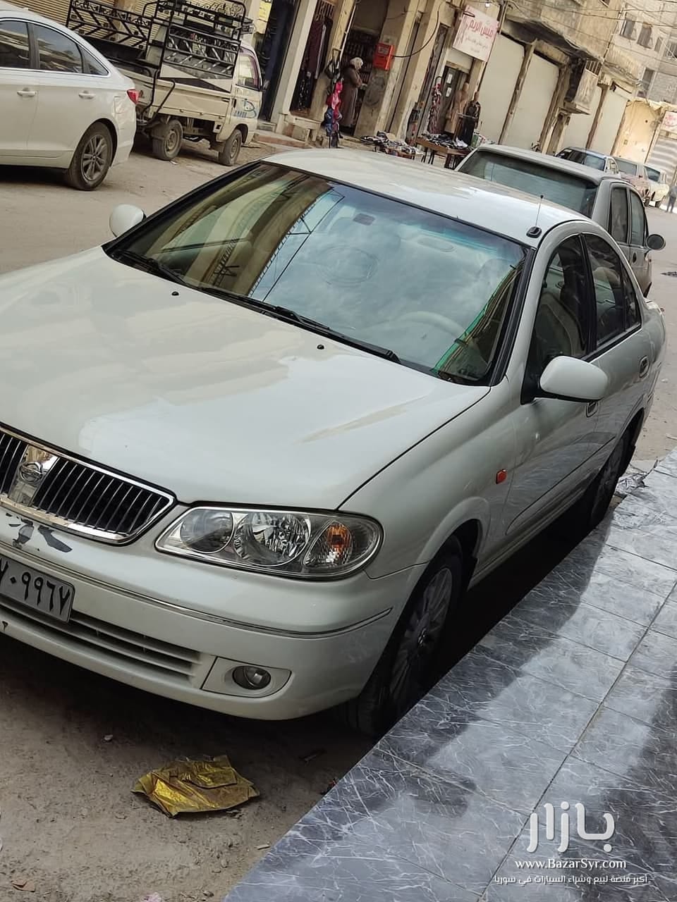نيسان صني كرت 9 تسجيل 10 زنار واطي سقف ودواخل خاليه بالشحم اوتوماتيك + abs + جنط + بلور كهريا + حساسات رجوع - نيسان - محافظة دمشق - صورة 4 من 8