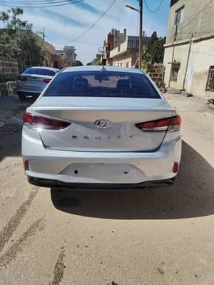 سوناتا 2018 وارد كوري ادخال جديد  رقم 2 بل مواصفات ناقصه فتحه  - محافظة حلب