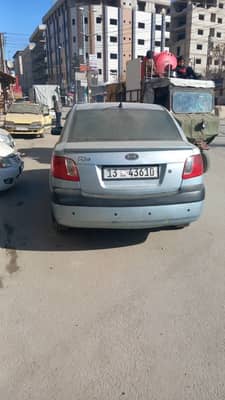 كيا ريو 2007 خاليه برا جوا كامله  من عدا فتحه قصه غريواتي - محافظة دمشق