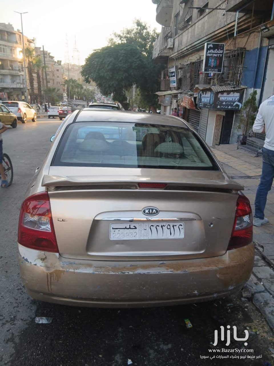 كيا سبكترا  كرت ٢٠٠٤  - كيا - 2004 - محافظة حلب - صورة 4 من 4