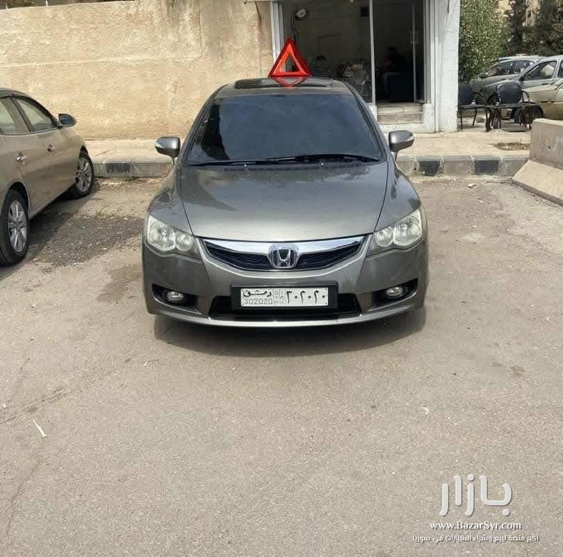 الطراز  : HONDA CIVIC              هوندا سيفيك       الفئة   :  سياحية  - هونداي - محافظة دمشق - صورة 2 من 4