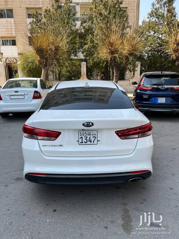 KIA OPTIMA 🔴 سنة الصنع 2016 - هونداي - 2016 - محافظة دمشق - صورة 2 من 6