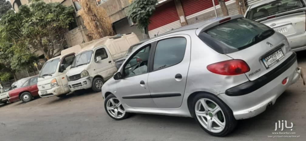 بيجو ٢٠٦ ٤/٦ غيار عادي  - بيجو - محافظة دمشق - صورة 4 من 6