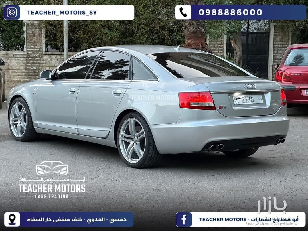 Audi - S6 موديل : 2007 تسجيل 2018 -10سلندر Audi - S6 موديل : 2007 تسجيل 2018 -10سلندر - أودي - 2007 - محافظة دمشق - صورة 4 من 9