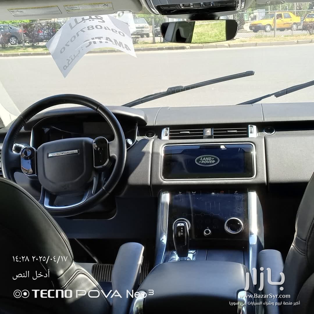 Range Rover sport 2018 HSE Range Rover sport 2018 HSE - لاند روفر - 2018 - محافظة دمشق - صورة 4 من 4